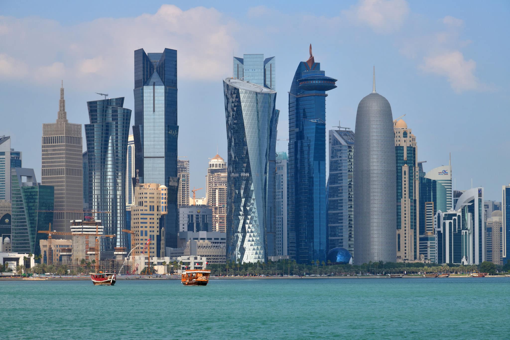 Doha Qatar Downtown view