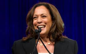 Presidential candidate Kamala Harris