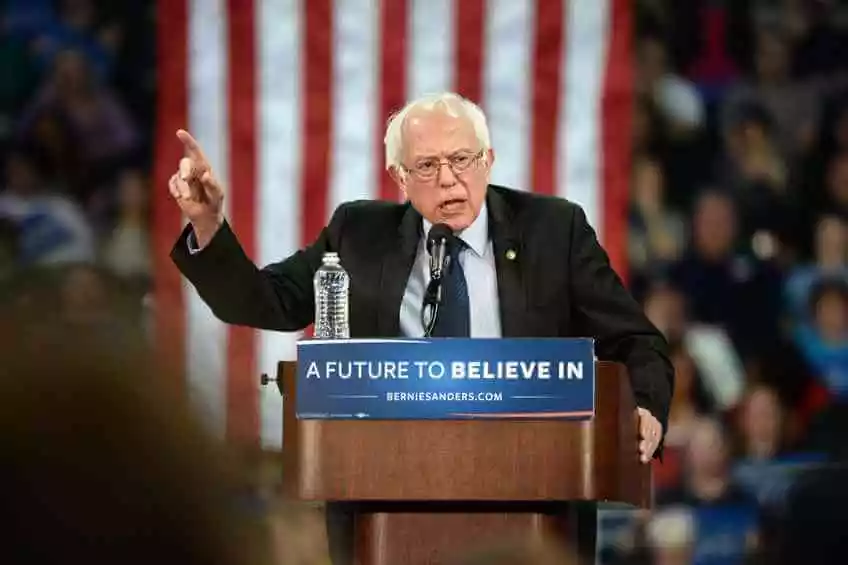 Bernie Sanders Campaigning