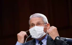 Dr Fauci with Mask