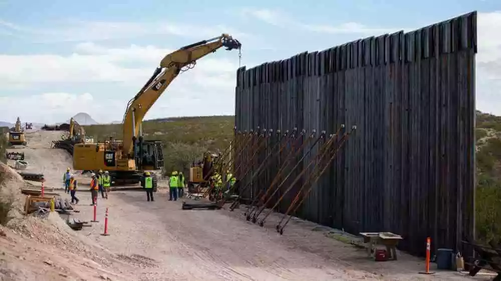 - This Nation border wall construction