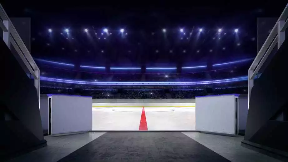 - This Nation empty NHL hockey arena