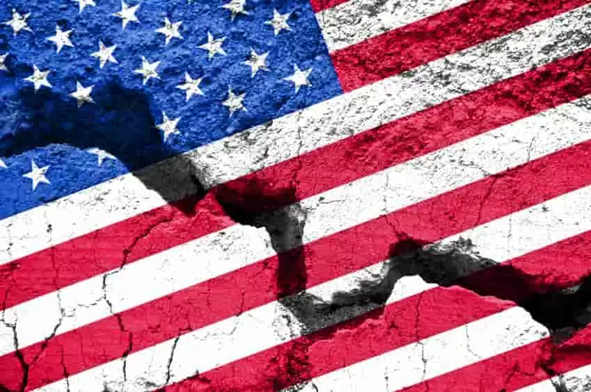 - This Nation American Flag Divided