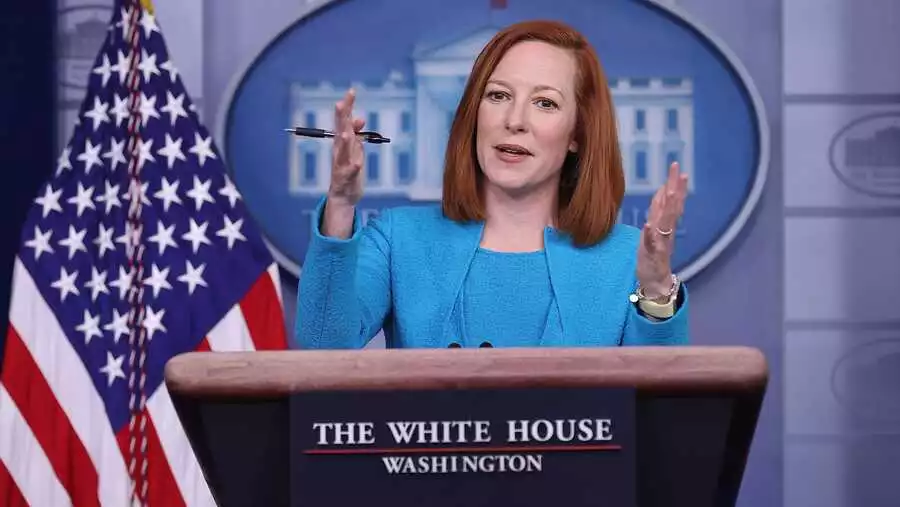 - This Nation jen psaki podium