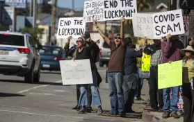 Covid Lockdown Protest