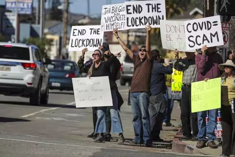 Covid Lockdown Protest