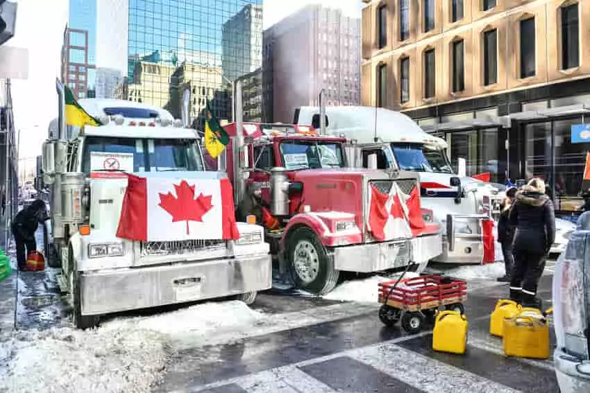 - This Nation freedom convoy truckers