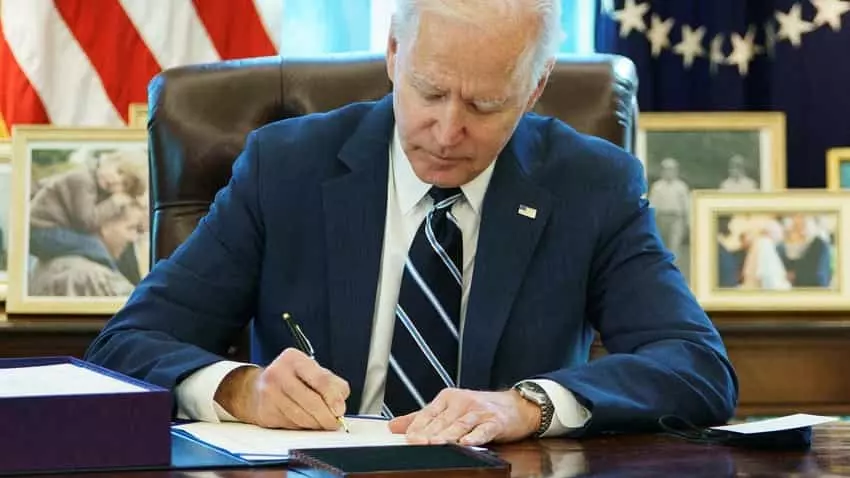 - This Nation Biden signing a bill