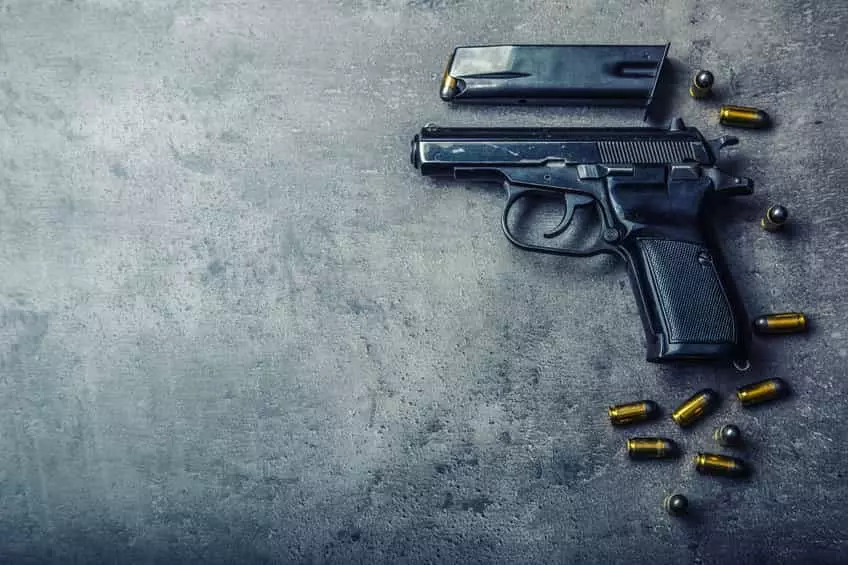 - This Nation ghost gun on table