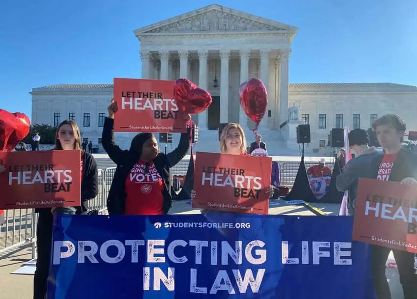 Prolife abortion protest