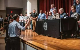 Uvalde Conference Abbott Beto