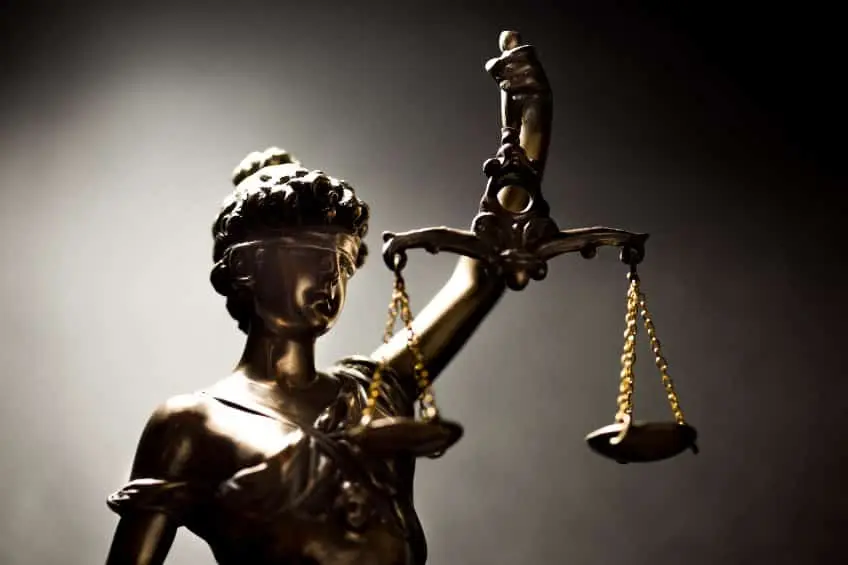 - This Nation lady justice statue