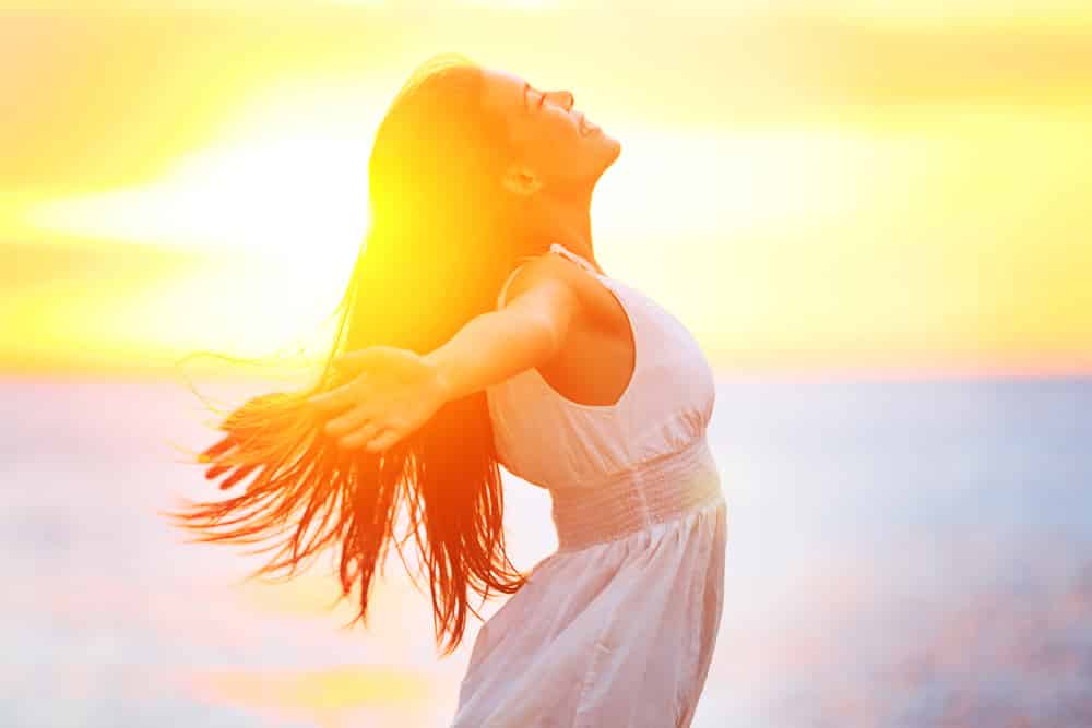 happy woman
