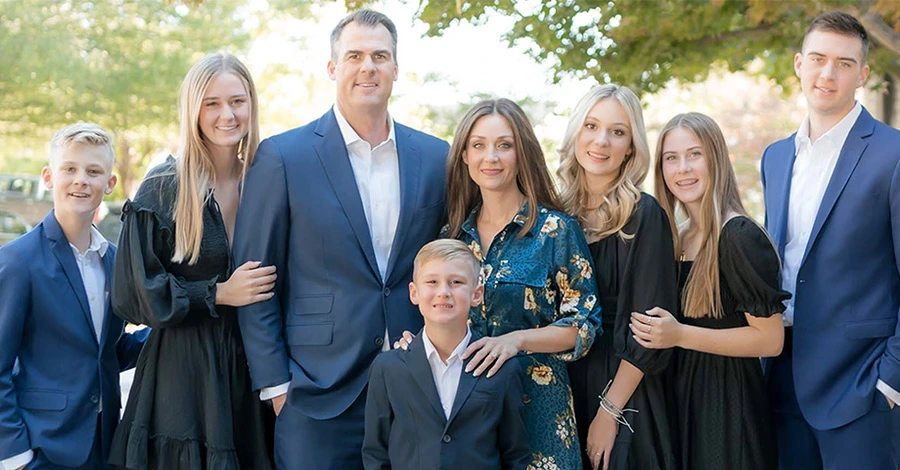 Kevin Stitt Family