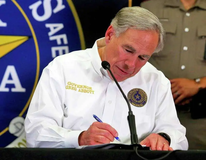- This Nation Greg Abbott signing executive order