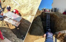 Construction Worker Rescued After Falling 20 Feet Into Trench Success of Teamwork Collaboration