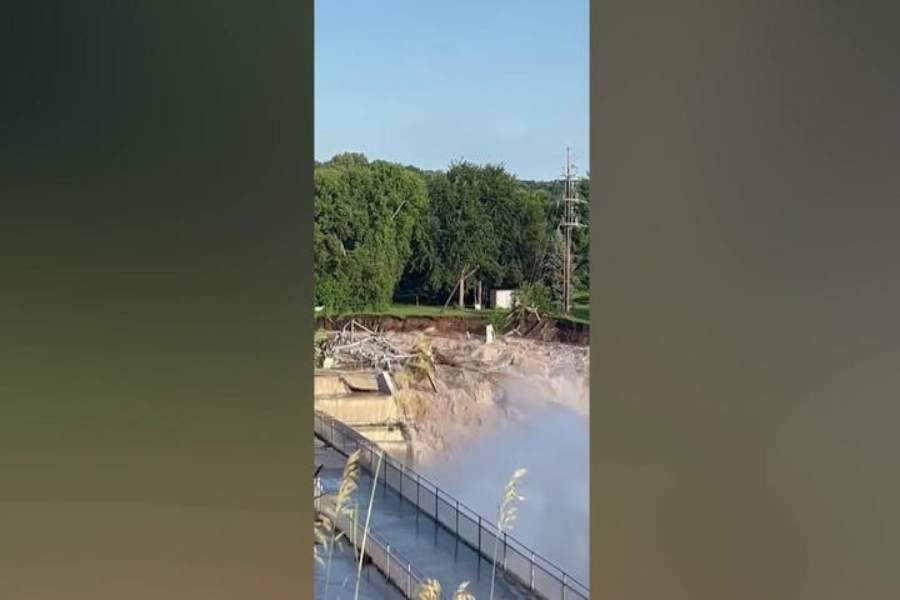 Minnesotas Rapidan Dam Nears Collapse After Intense Flooding Residents Alerted