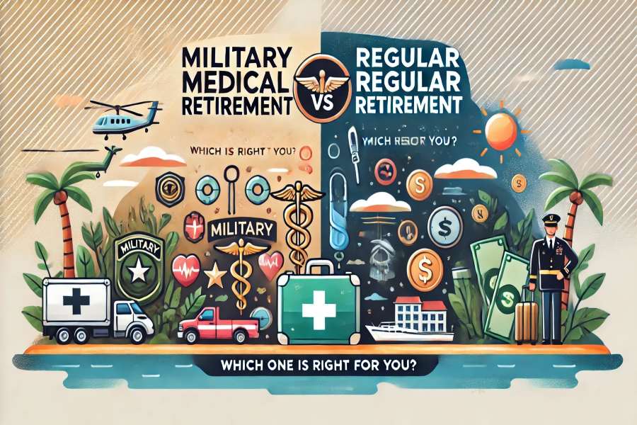 Military Medical Retirement VS Regular Retirement Which One is Right for You
