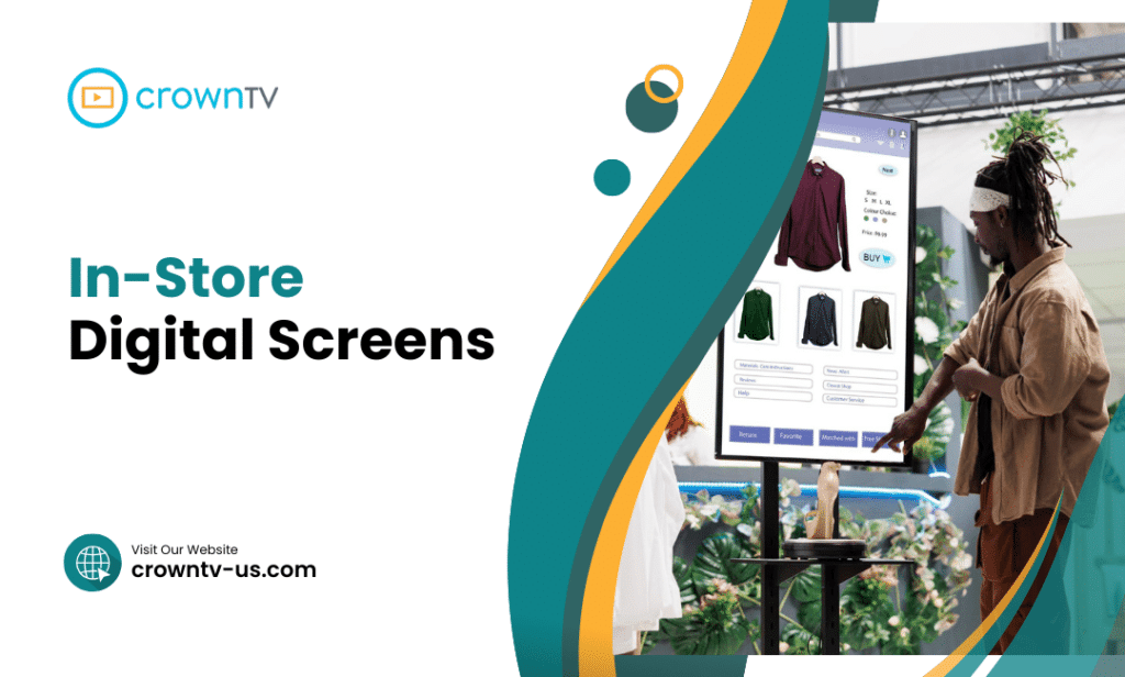 Digital signage can capture customer attention