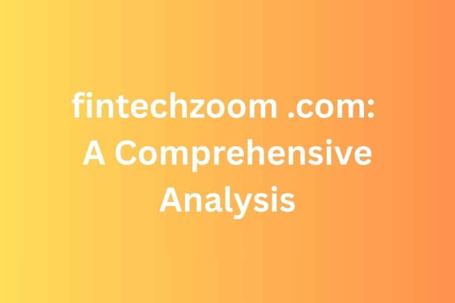 fintechzoom .com